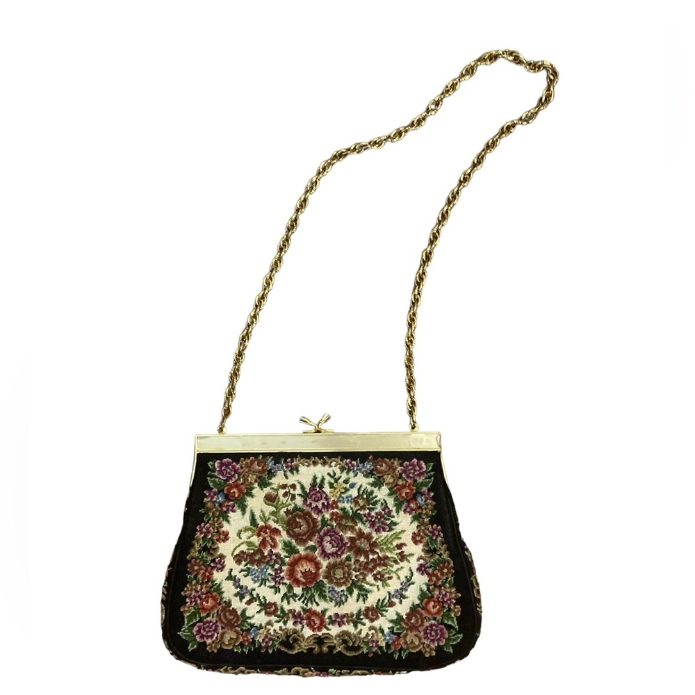 Vintage Tapestry Shoulder Bag- Beautiful!